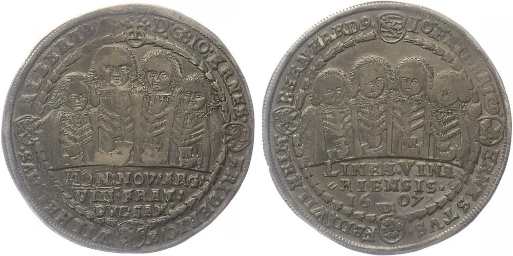 Sasko - Weimar, Johann Ernst a 7 bratrů, 1605 - 1626 — 1