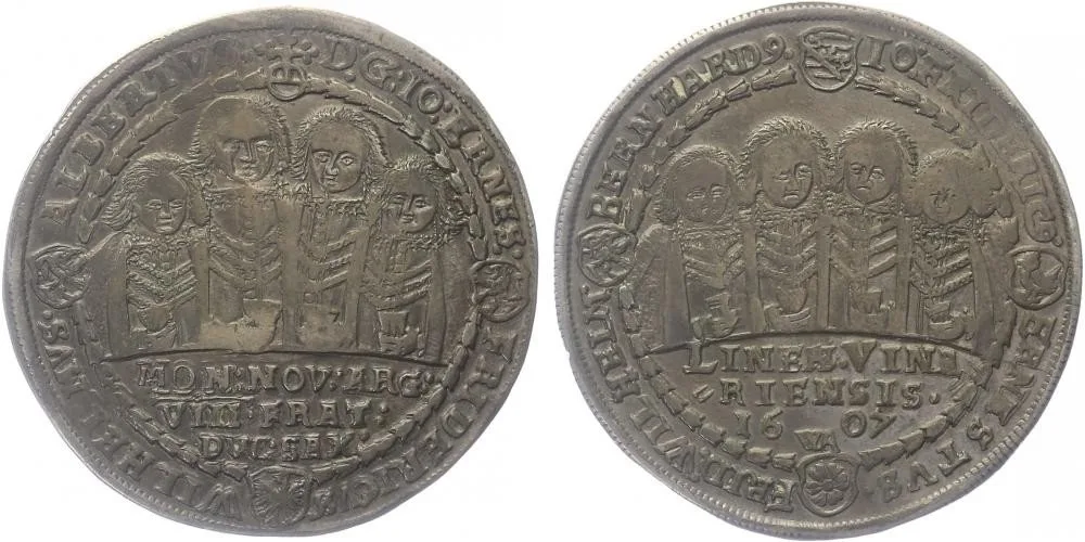Sasko - Weimar, Johann Ernst a 7 bratrů, 1605 - 1626 — 1