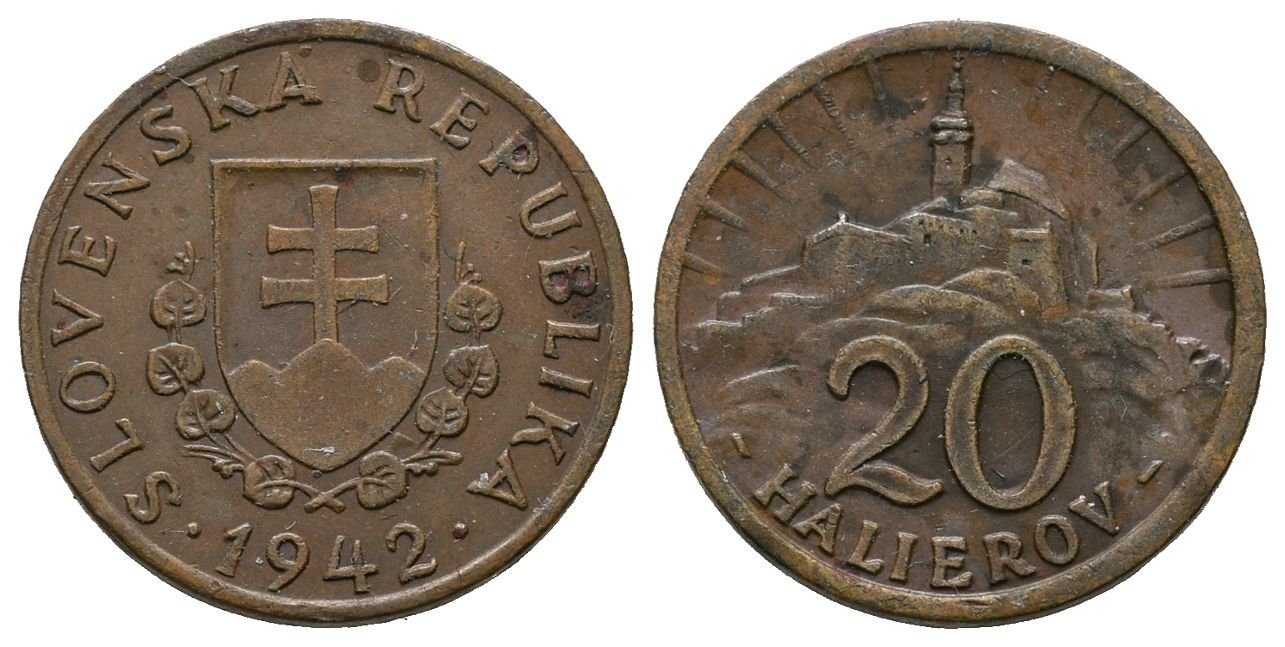 20 Haléř 1942, vzácný