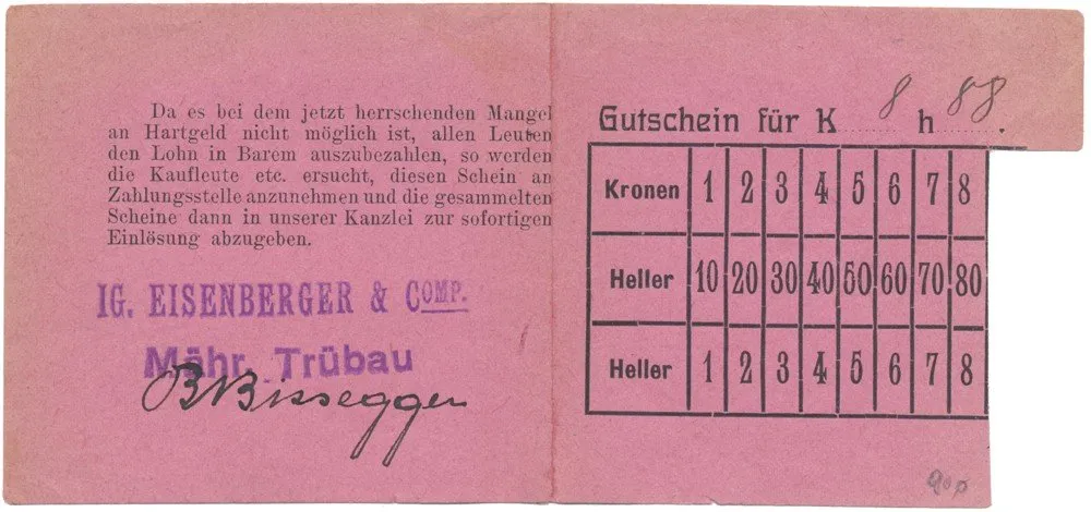 Nouzovky české od roku 1914 — 1