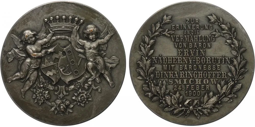 Ringhofferové, Ervín Nádherný a Dinka — 1