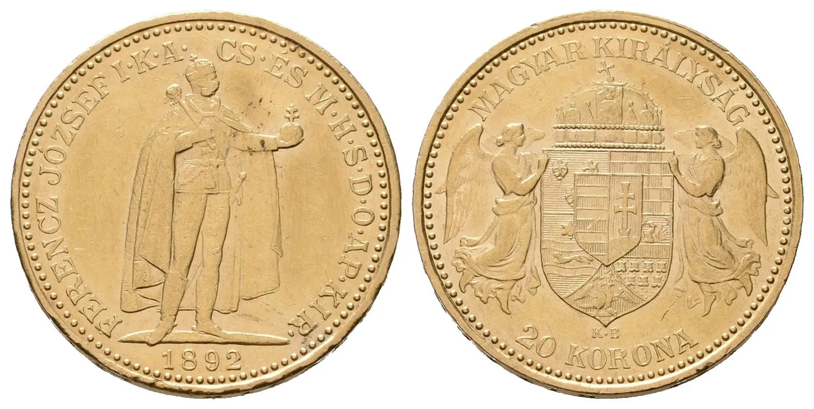 20 Koruna 1892 KB