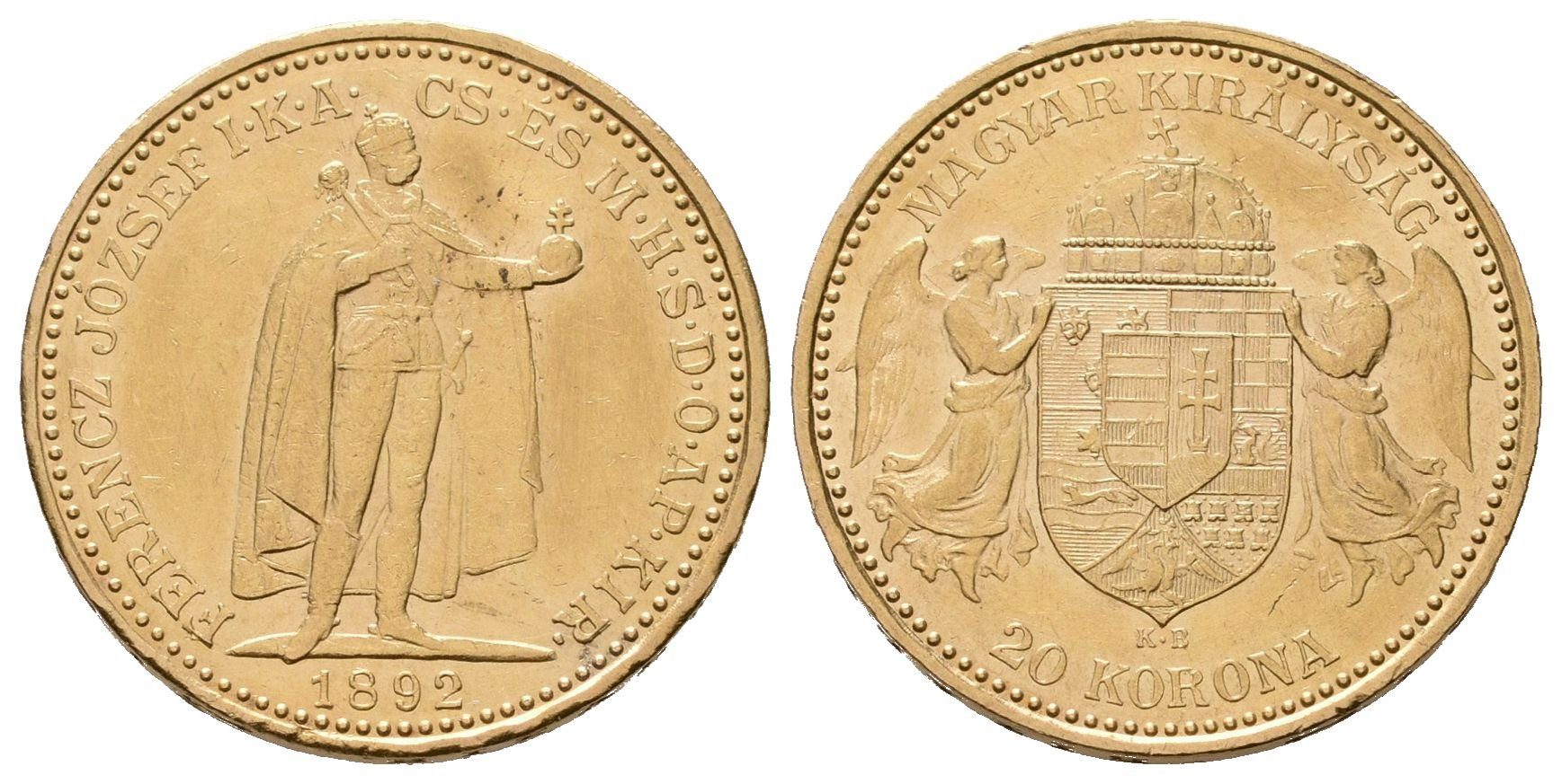 20 Koruna 1892 KB