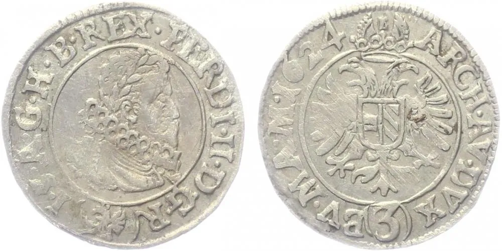 Ferdinand II., 1619 - 1637 (Mince dobrého zrna) — 1