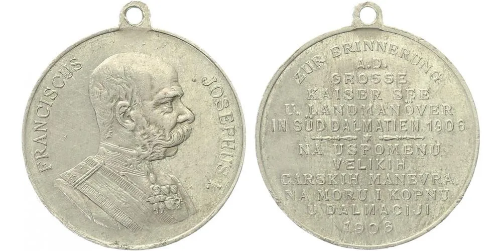 František Josef I., medaile vojenských manévrů — 1