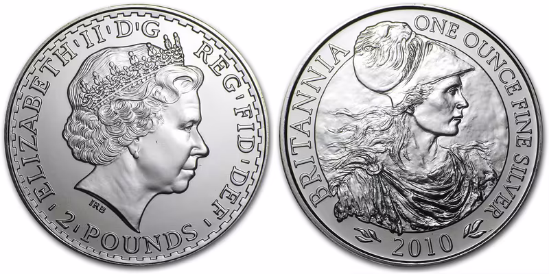 Velká Británie, 2 Pounds 2010 - Britannia