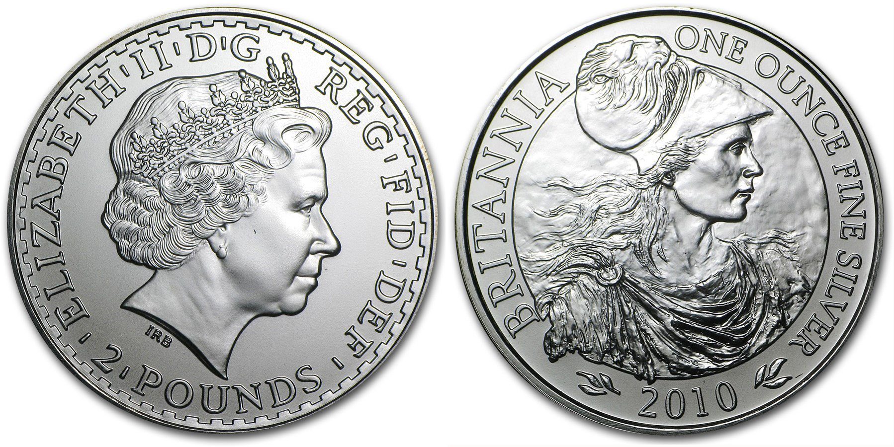 Velká Británie, 2 Pounds 2010 - Britannia