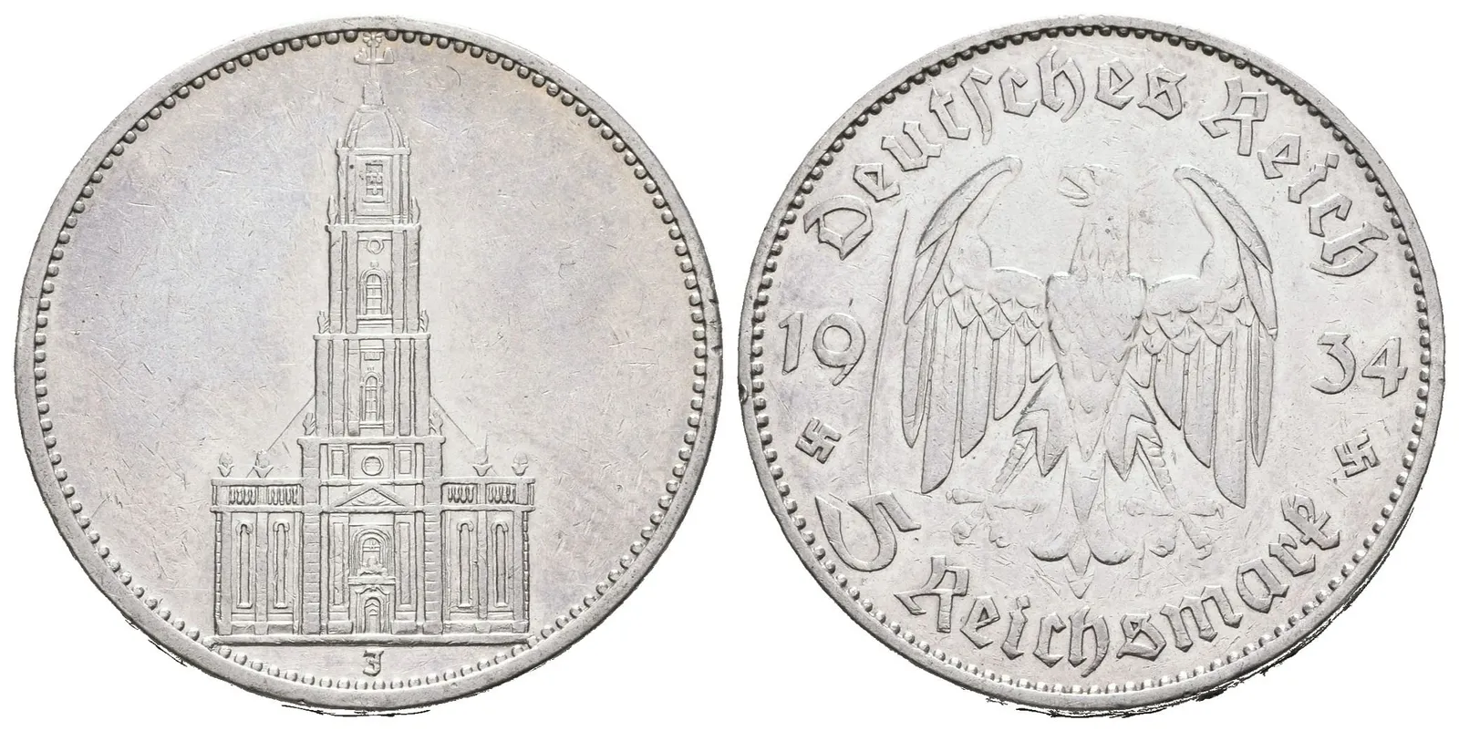 III. říše, 5 Marka 1934 J