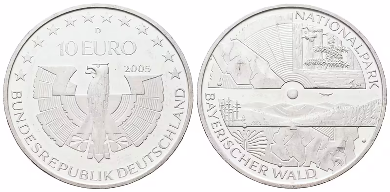 SRN, 10 Euro 2005 - NP Bayerischer Wald