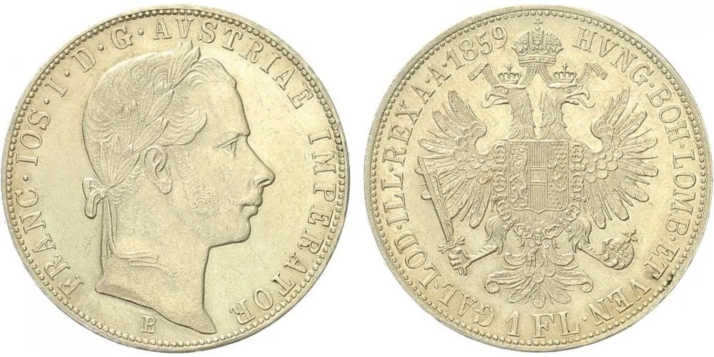 Rakouská a spolková měna, 1857 - 1892 — 1