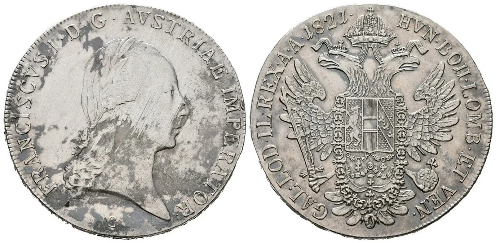 František II., Tolar 1821 C, Praha
