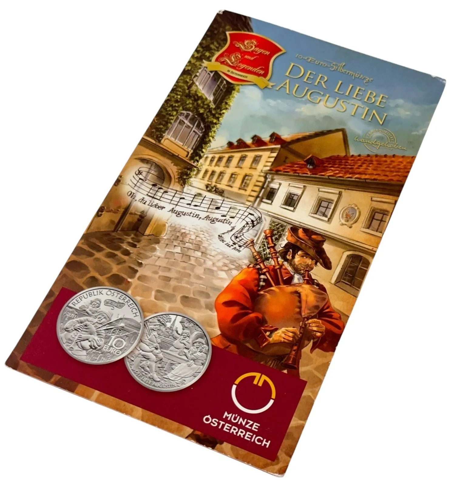 Rakousko, 10 Euro 2011 - Marx Augustin