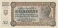 20 Koruna 1942, série Tm 27, Hej.53a2