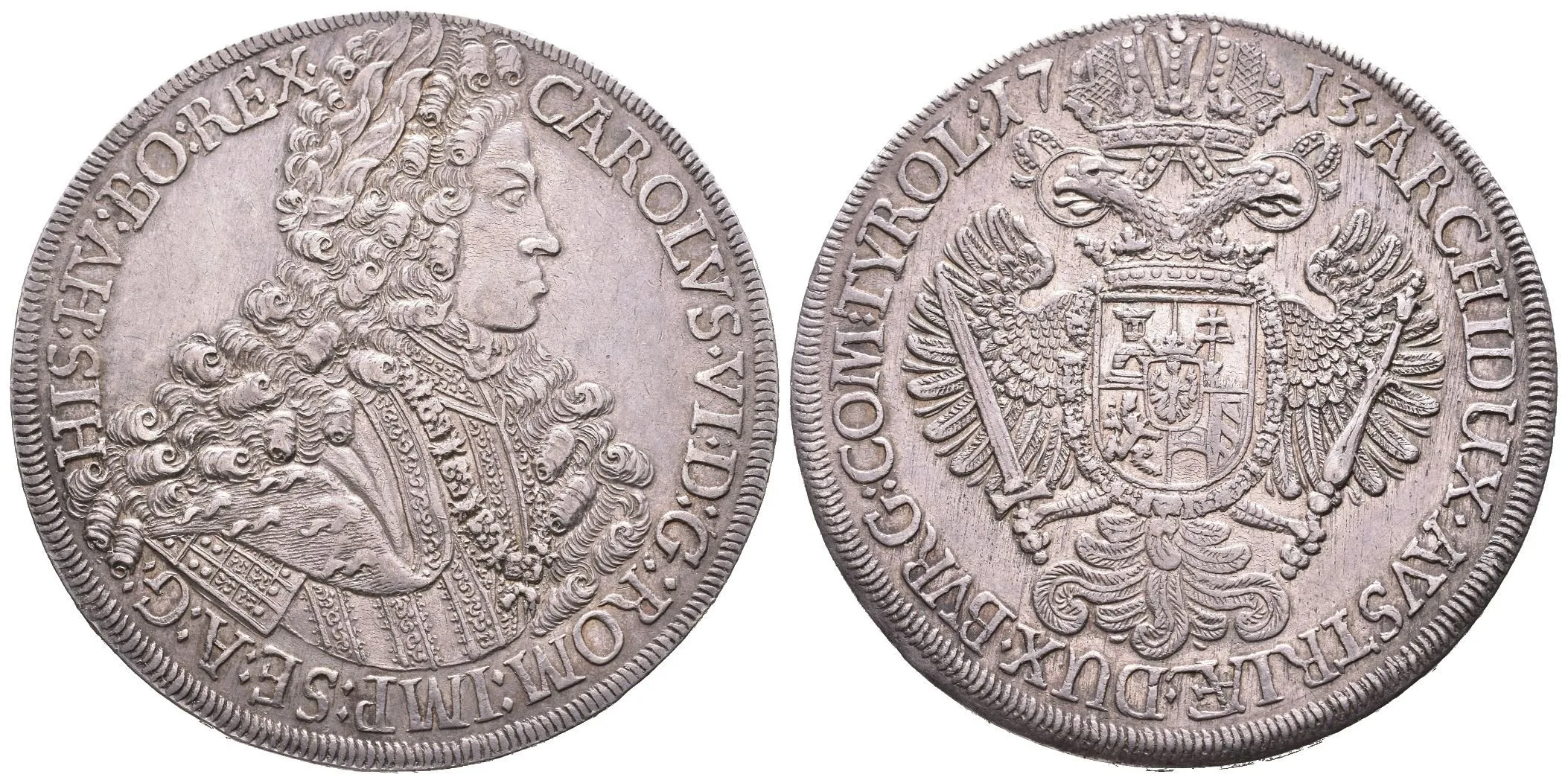 Tolar 1713, Hall, Dav.1050, KM.691, velmi pěkná zachovalost, patina, — 1