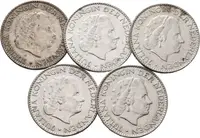 Nizozemí, 1 Gulden 1955 - 1966