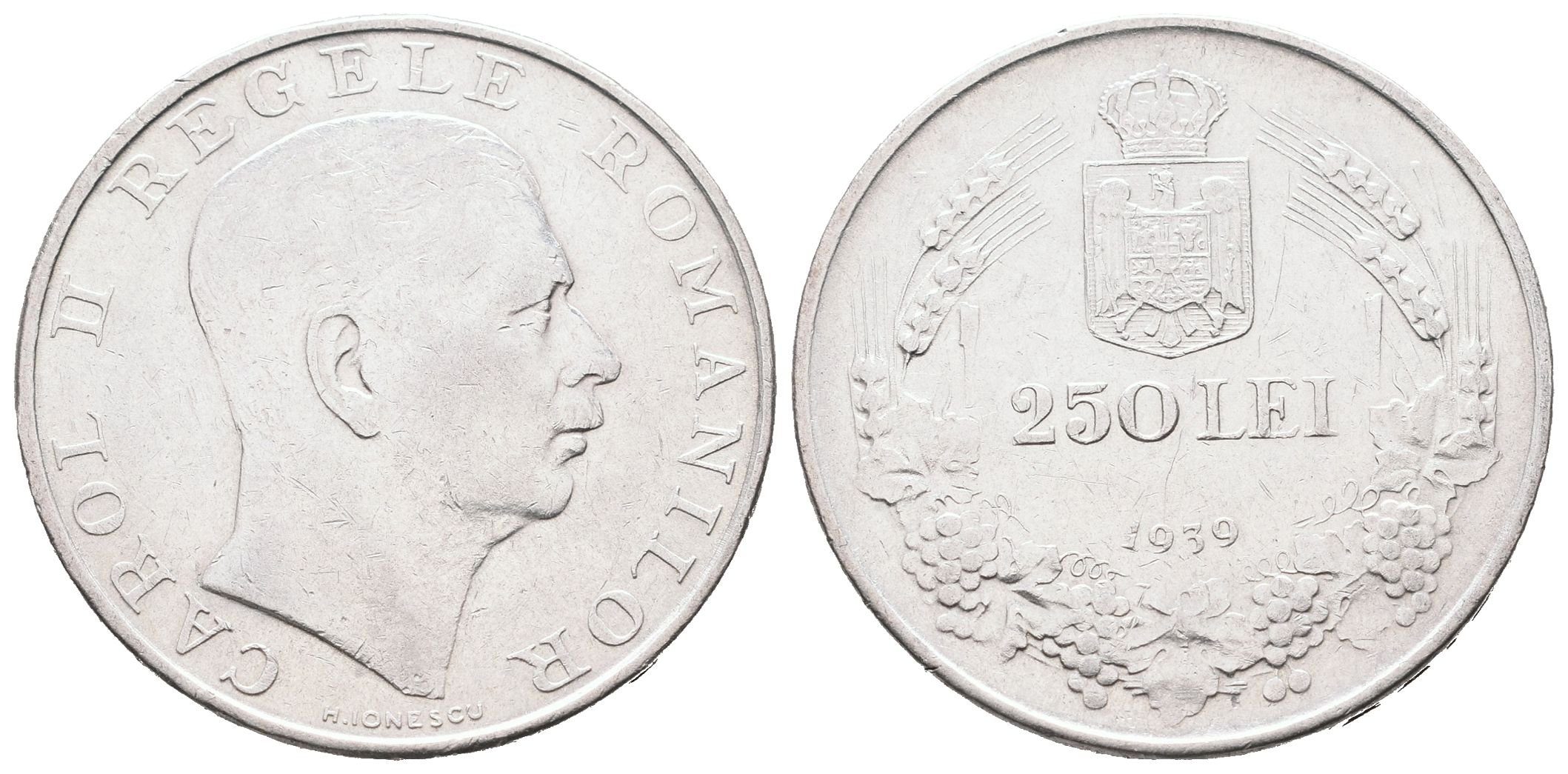Rumunsko, 250 Lei 1939