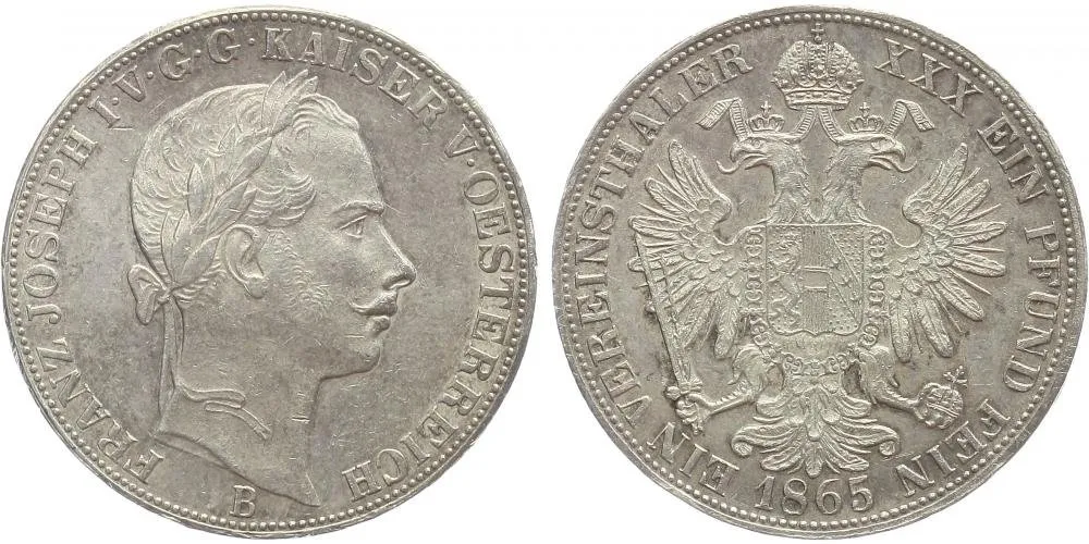 Rakouská a spolková měna, 1857 - 1892 — 1