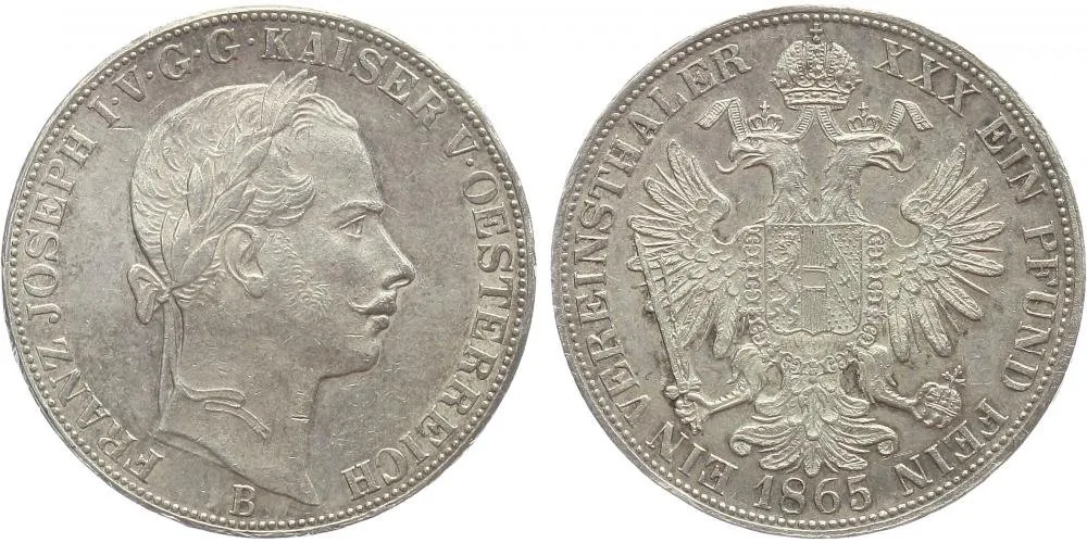 Rakouská a spolková měna, 1857 - 1892 — 1