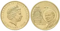 Niue Island, 10 Dollars 2018 - Habemus Papam