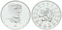 Stříbrná investiční medaile - PhDr. Karel Čapek - Ag 29 g - 999/1000 + Certifikát