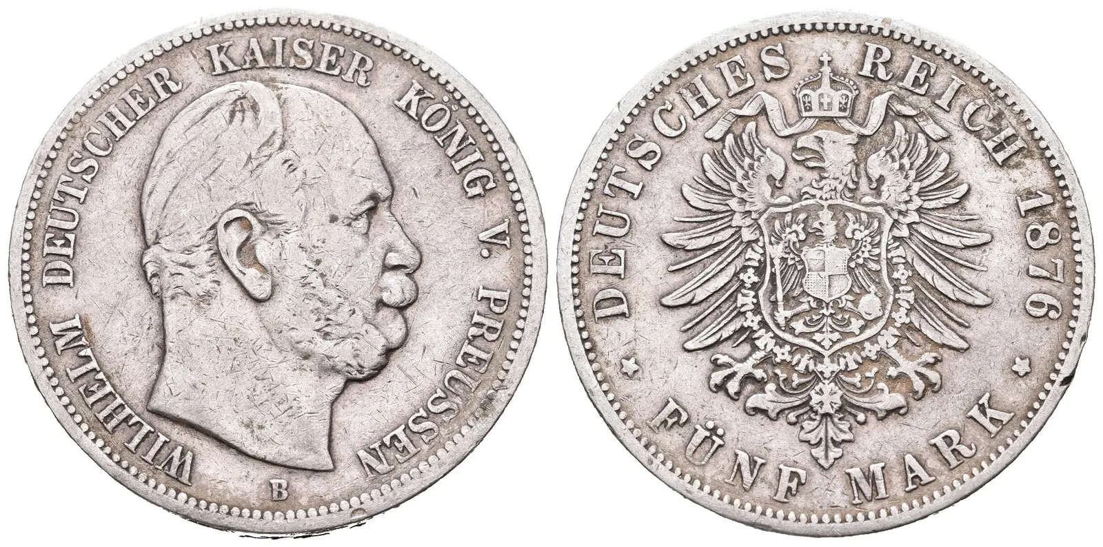 Prusko, 5 Marka 1876 B