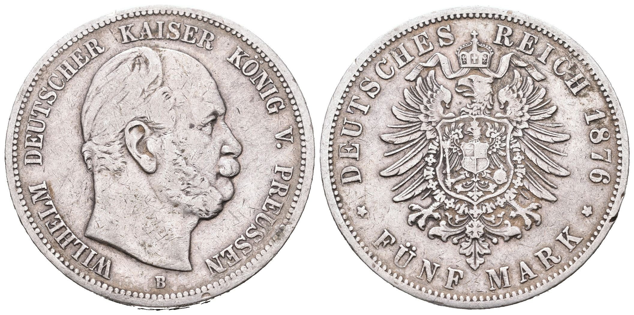 Prusko, 5 Marka 1876 B