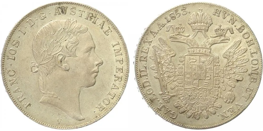 Konvenční měna, 1848 - 1857 — 1