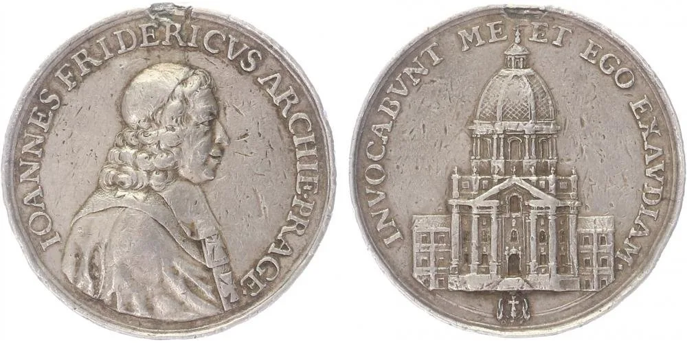Praha - arcibiskupství, Johann Friedrich Graf von Waldstein, 1688 - 1694 — 1
