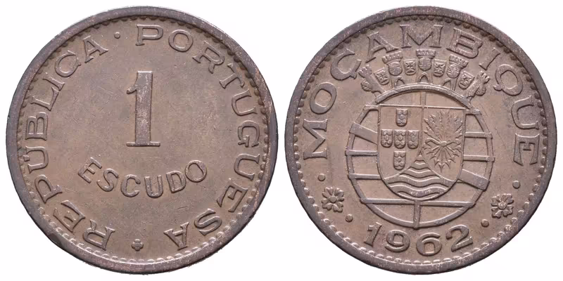 Portugalský Mozambik, 1 Escudo 1962