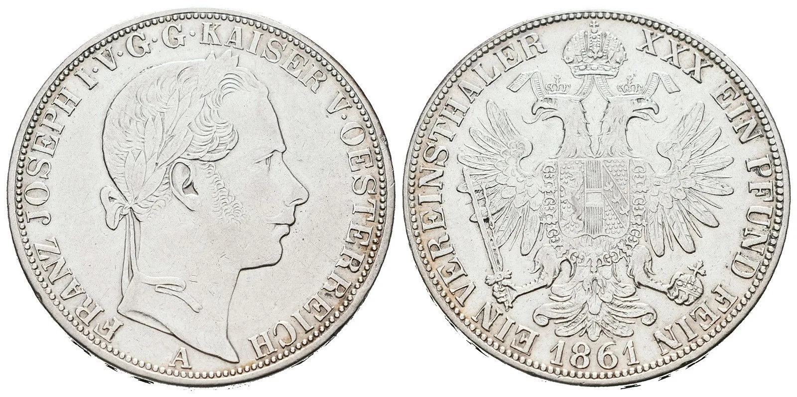 Rakouská a spolková měna, 1857 - 1892 — 1