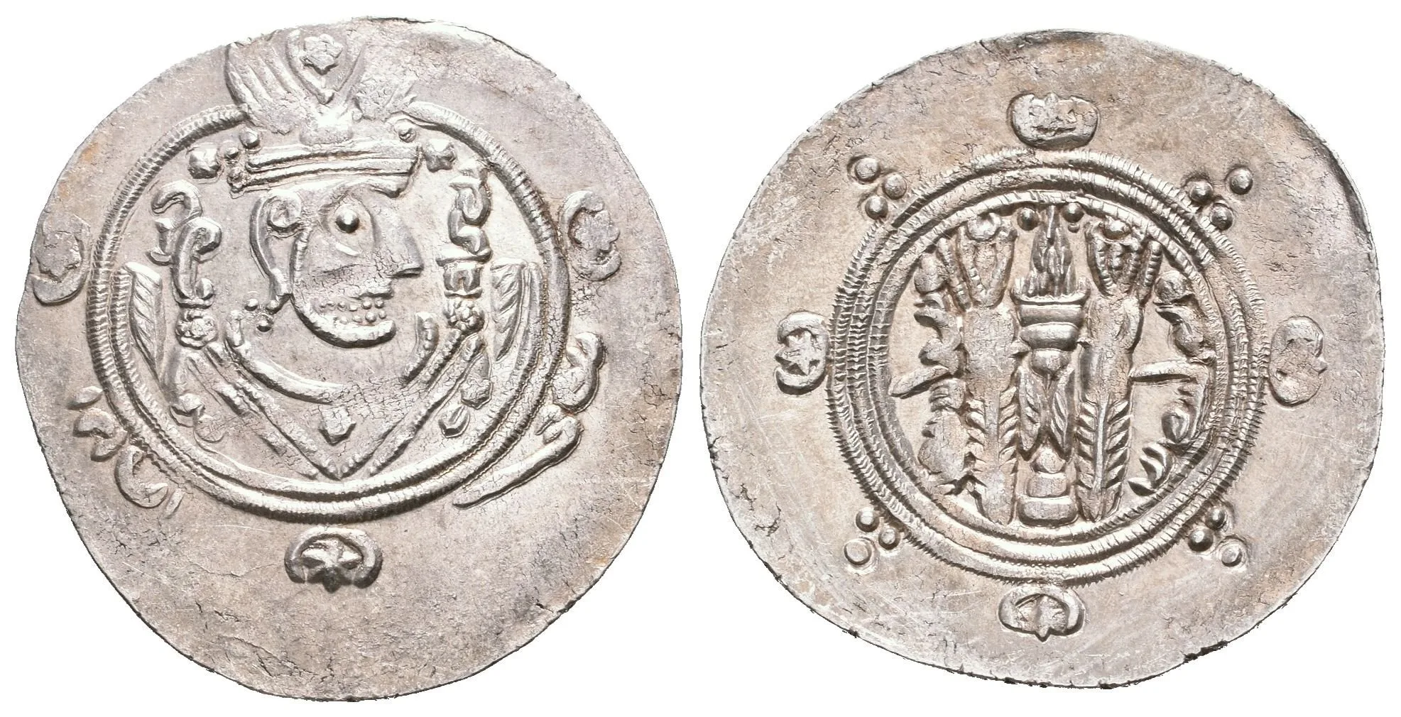 Hemidrachma, Tabaristán, rok 185-187(?), pod. Mitch. 286-288 (2,00 g), — 1