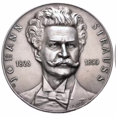 AE Medaile b.l. (1916) - K 50. výročí pěv. spolku Kirschlag,