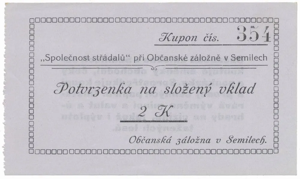 Nouzovky české od roku 1914 — 1