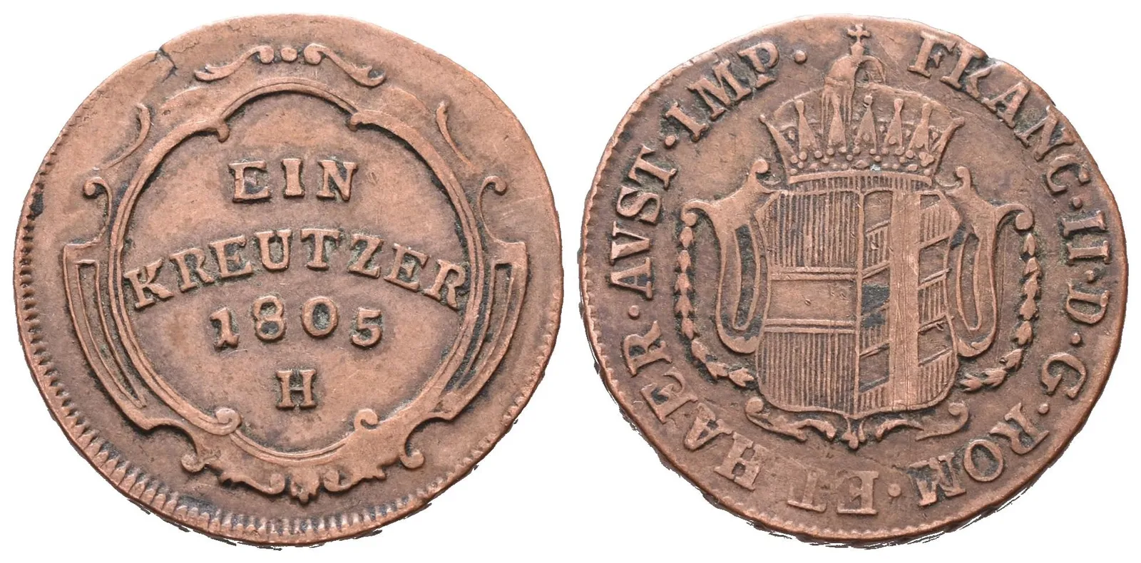 František II., 1 Krejcar 1805 H