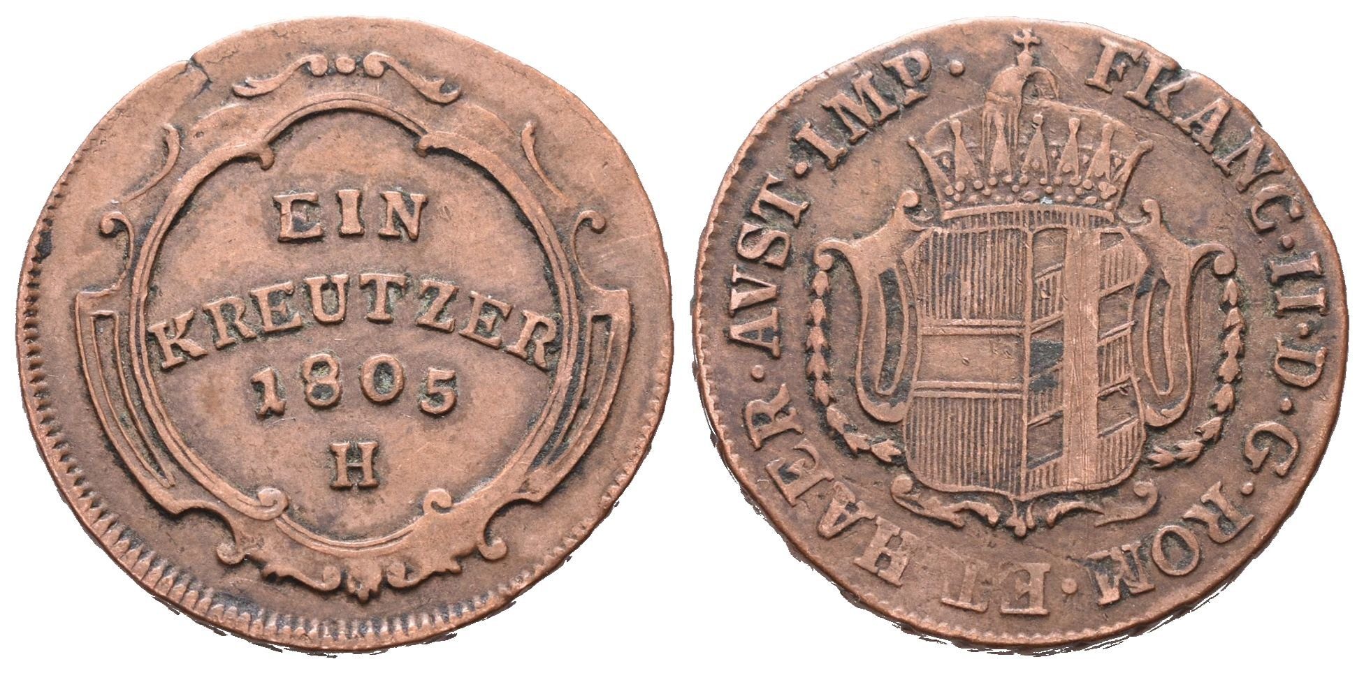 František II., 1 Krejcar 1805 H