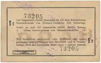 Německá Východní Afrika, 1 Rupie 1. 11. 1915, série F2, vzácnější podpis, R.916v - fotografie 2