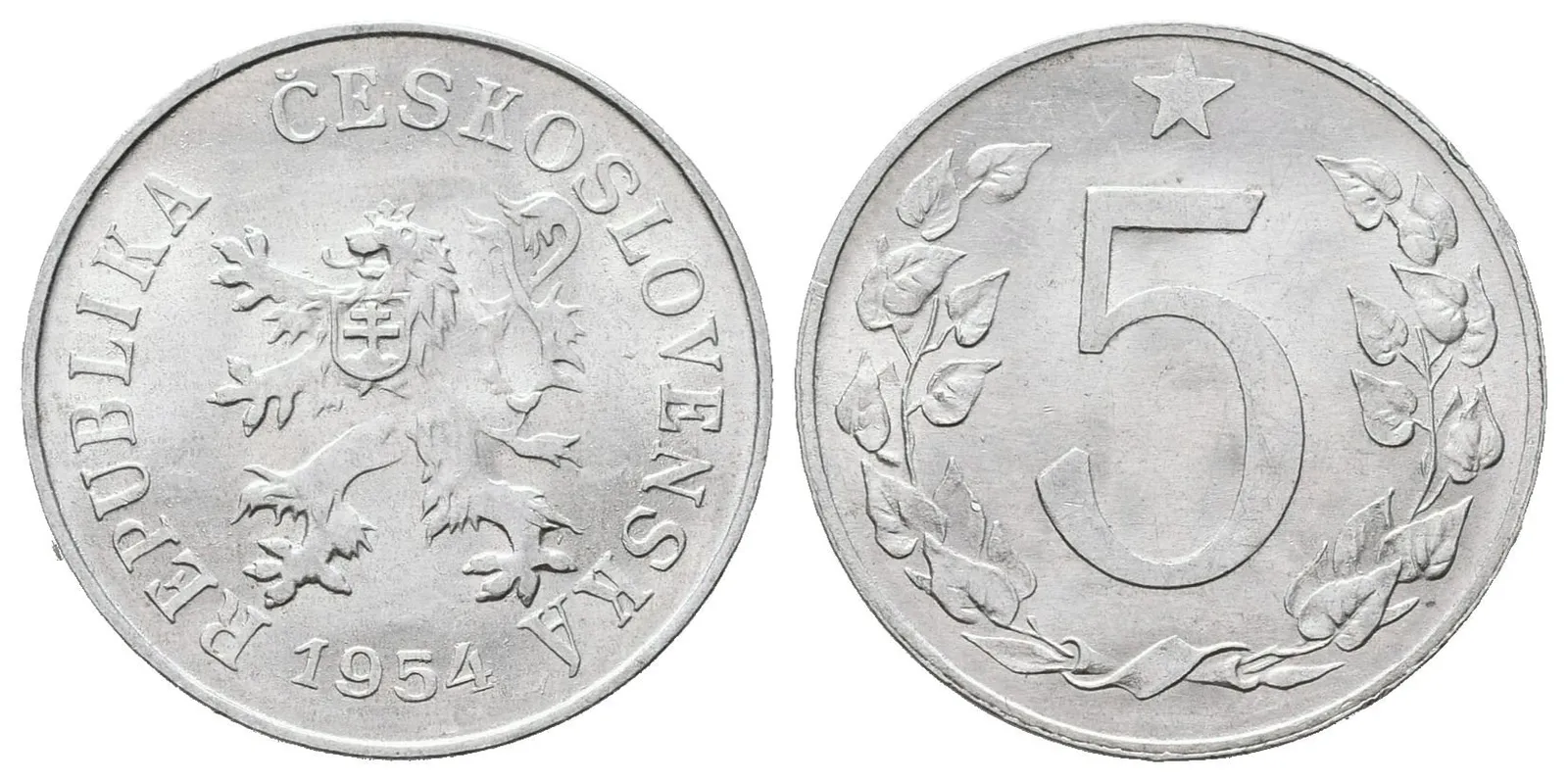 5 Haléř 1954