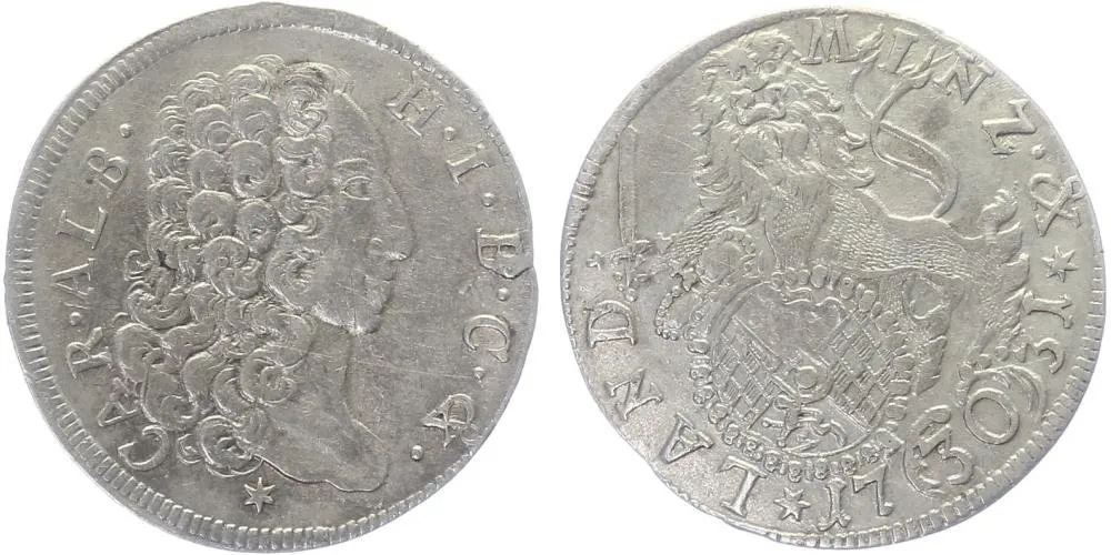 Bavorsko, Karl Albrecht, 1726 - 1744 — 1