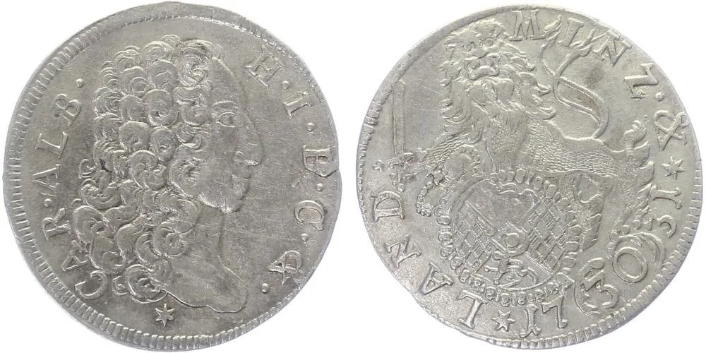 Bavorsko, Karl Albrecht, 1726 - 1744 — 1