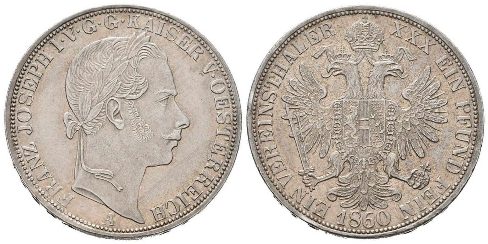 Rakouská a spolková měna, 1857 - 1892 — 1