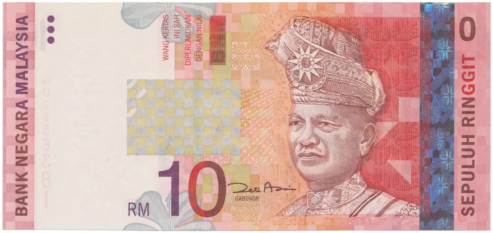 Malajsie, 10 Ringgit (2001), P.42d