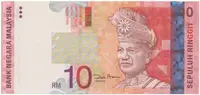 Malajsie, 10 Ringgit (2001), P.42d