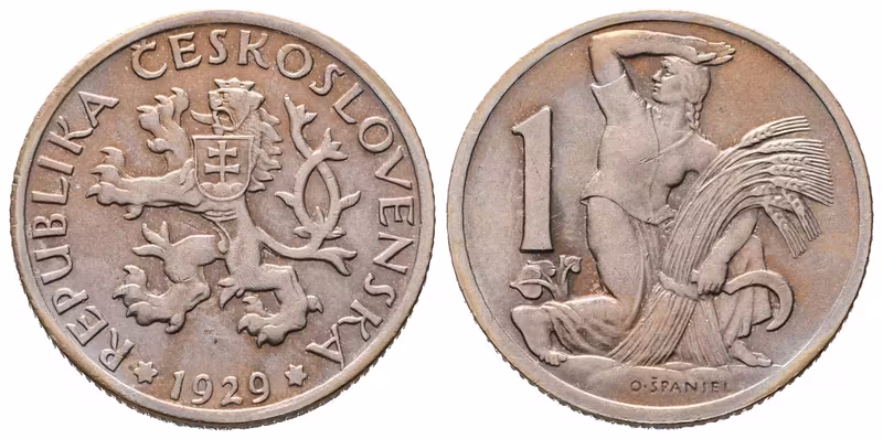 1 Koruna 1929