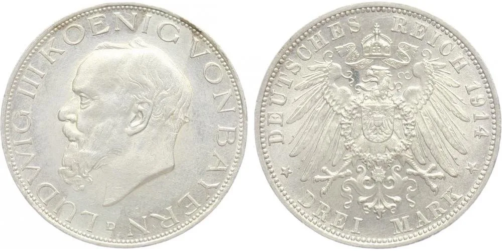 Bavorsko, Ludwig III., 1913 - 1918 — 1