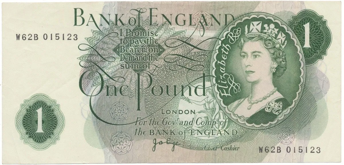 Velká Británie, 1 Pound (1970~1977), Page, P.374g