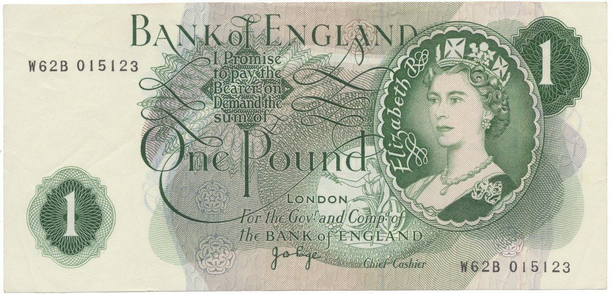Velká Británie, 1 Pound (1970~1977), Page, P.374g