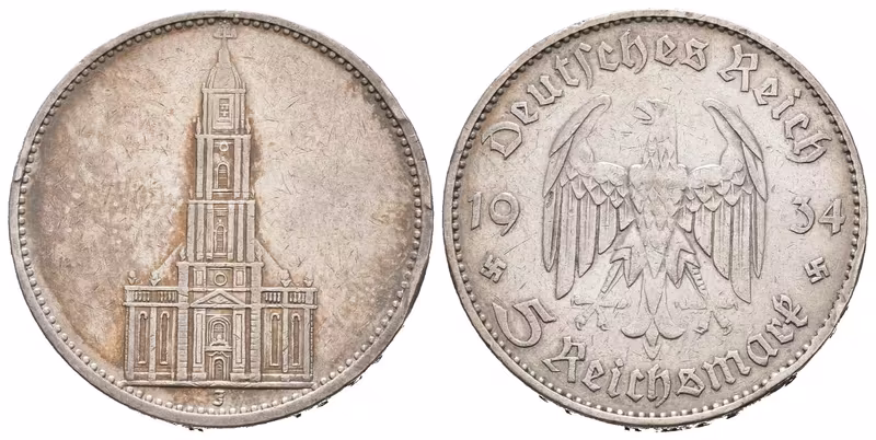 III. říše, 5 Marka 1934 J