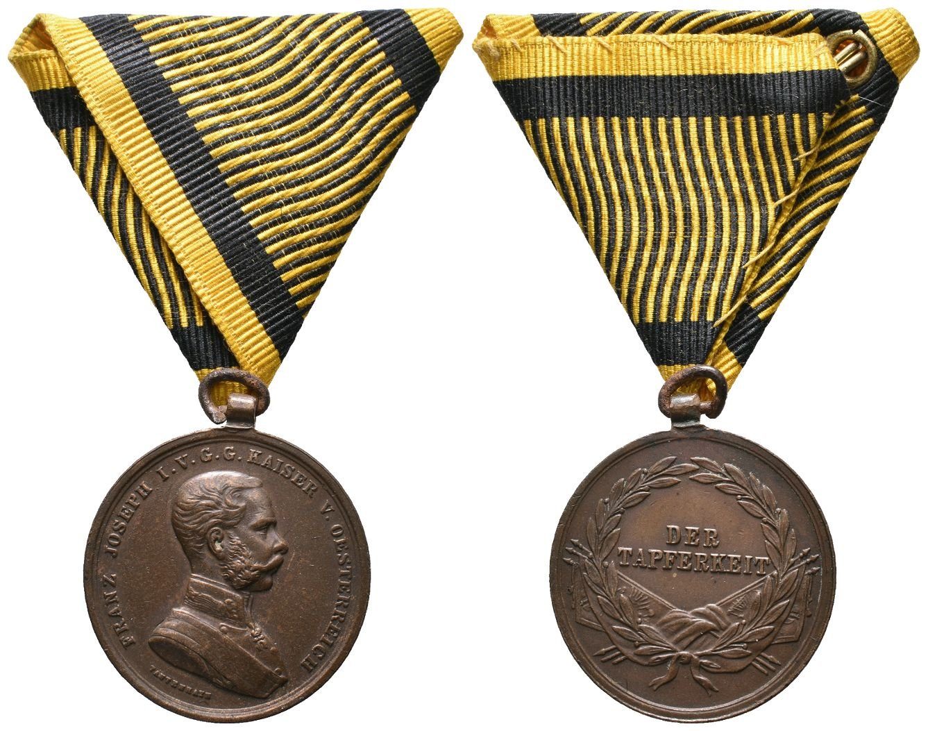 Medaile za statečnost, bronzová