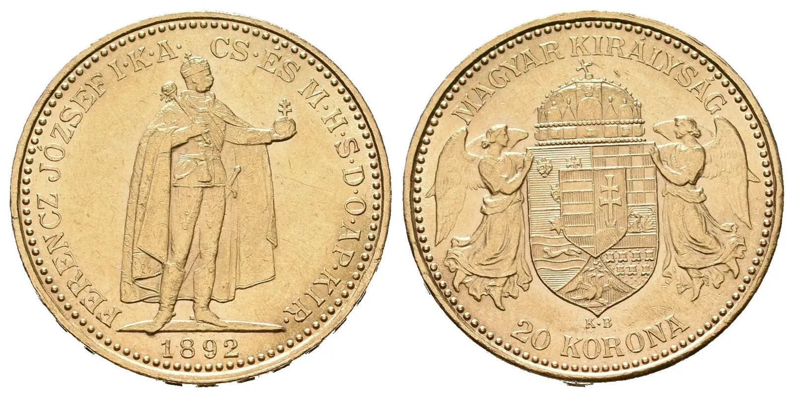 20 Koruna 1892 KB