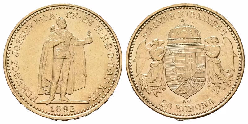 20 Koruna 1892 KB